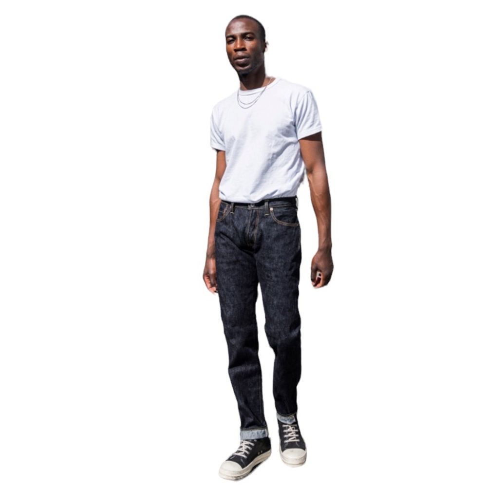 IRON HEART SLUBBY SELVEDGE JEANS - 633S-SLB STRAIGHT TAPERED